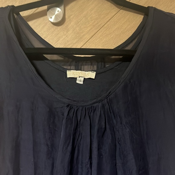 Navy blue blouse - Picture 2 of 5